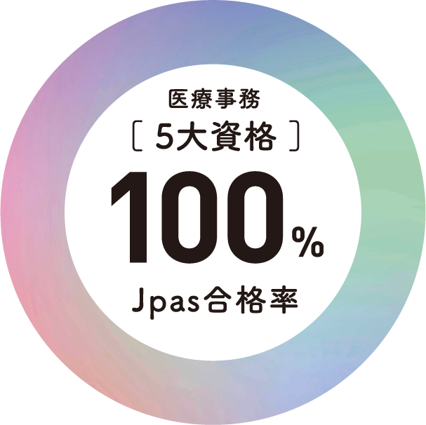 医療事務[５大資格]Jpas合格率100%